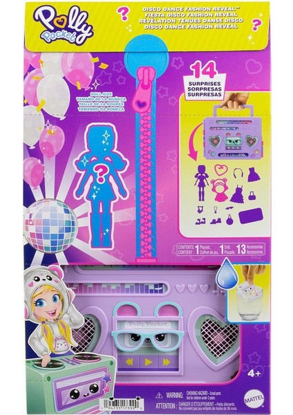 Akdenizpos UG01 HRD65 Polly Pocket Radyo Temalı Moda Eğlencesi Oyun Seti (Yeni)
