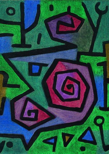 Paul Klee, Kahraman Güller Tablosu Sanat Posteri