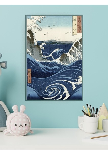 Utagawa Hiroshige, Naruto Girdapları Sanat Posteri