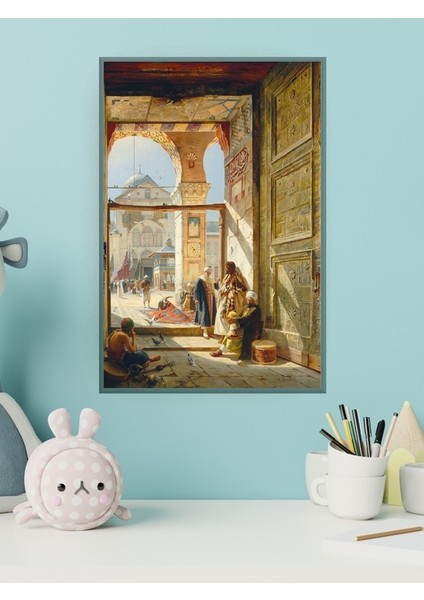 Gustave Bauernfeind, Emevi Cami Kapısı Tablosu Sanat Posteri
