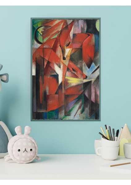 Franz Marc, Tilki Tablosu Sanat Posteri