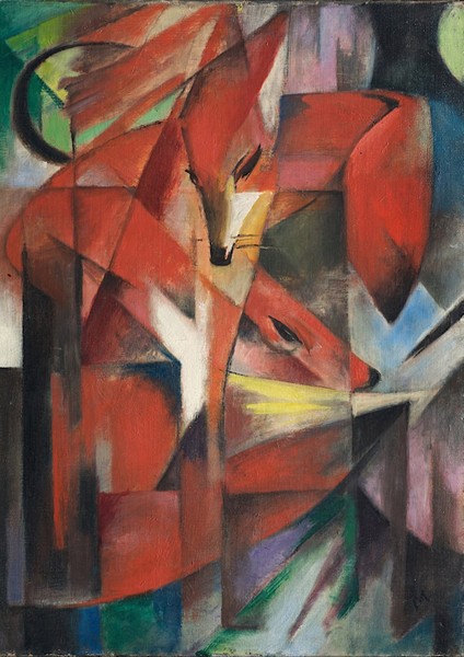 Franz Marc, Tilki Tablosu Sanat Posteri