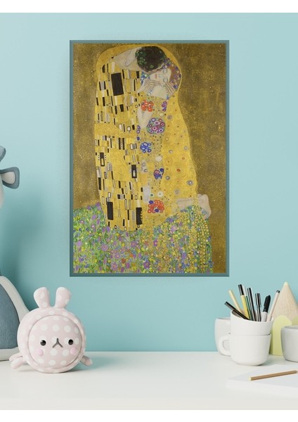 Poster City Gustav Klimt, Öpücük Tablosu Sanat Posteri