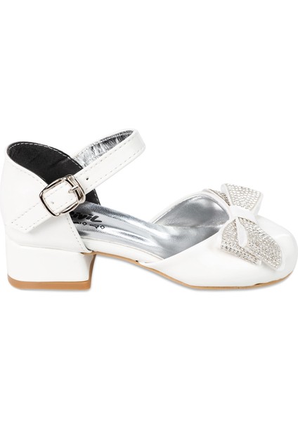 Kız Çocuk Babet 33-37 Numara Beyaz