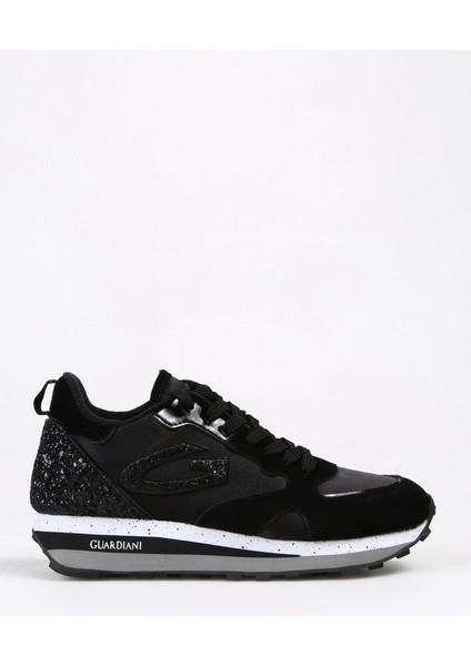 Siyah Kadın Süet Sneaker Wen 0153