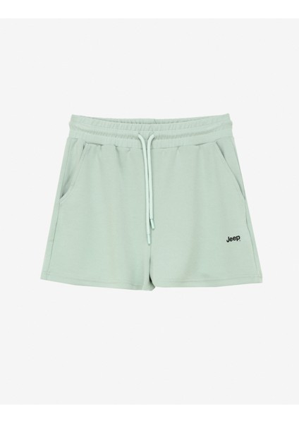 Su Yeşili Kadın Sweat Şort J4SL-SHT7017