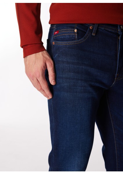 Normal Bel Slim Fit Erkek Denim Pantolon 242 Lcm 121048 Jack Tom Mıd Blue fırsatları