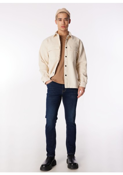 Normal Bel Slim Fit Erkek Denim Pantolon 242 Lcm 121035 Jagger Neretva Pure