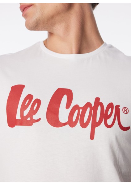 Yuvarlak Yaka Beyaz Erkek T-Shirt 242 Lcm 242017 Londonlogo Beyaz-K indirimleri