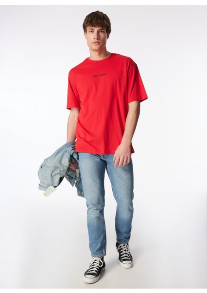 Yuvarlak Yaka Kırmızı Erkek T-Shirt 242 Lcm 242006 Aylex Kırmızı fiyatları