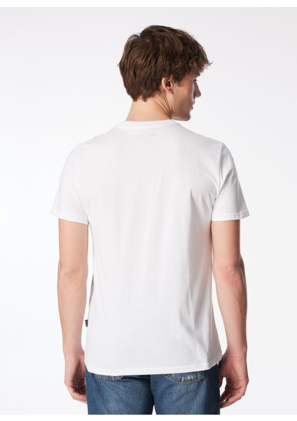 Yuvarlak Yaka Beyaz Erkek T-Shirt 242 Lcm 242019 Baselo Beyaz indirimleri