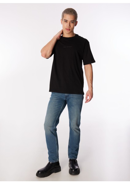 Yuvarlak Yaka Siyah Erkek T-Shirt 242 Lcm 242006 Aylex Siyah