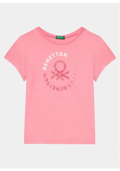 Pembe Kız Çocuk T-Shirt 3I1XC10H8