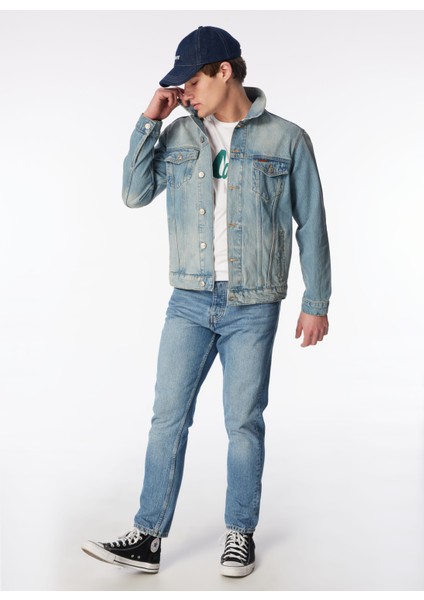 Erkek Denim Ceket 242 Lcm 131001 Puebla Caesar Blue L fiyatları