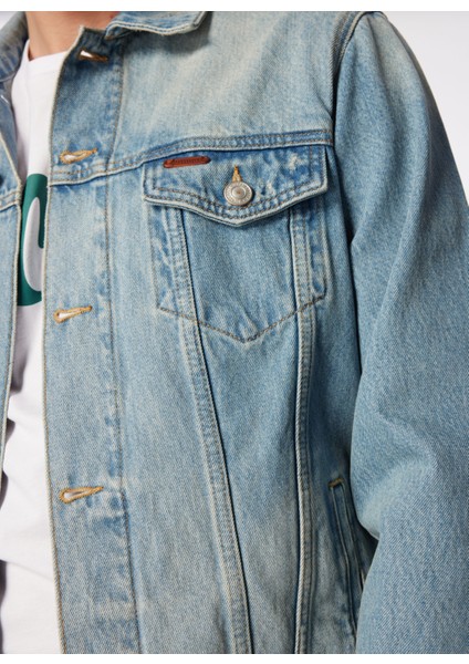 Erkek Denim Ceket 242 Lcm 131001 Puebla Caesar Blue L indirimleri