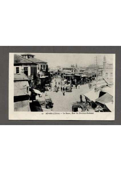 Adana Cilicie Pazaryeri Osmanlı Dönemi Kartı