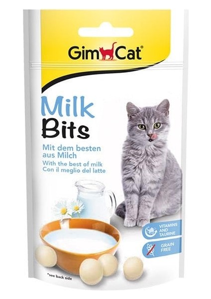 Milk Bits Sütlü Kedi Ödül Maması Tablet 40 gr