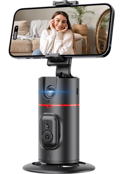 SF155 360 Derece Yapay Zeka Yüz Takipli Tripodlu Selfie Çubuğu