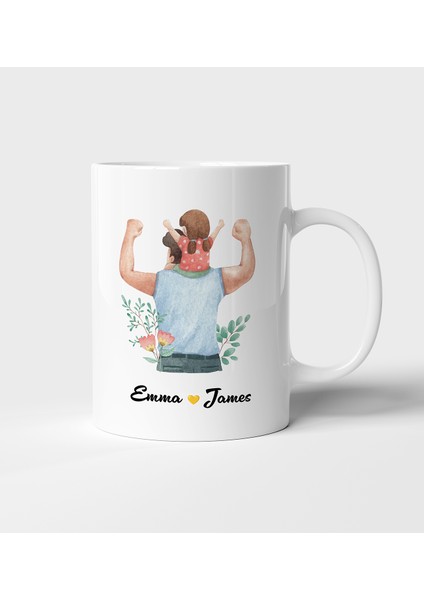 Kutulu Papatya Kolye & Kişiye Figürlü Kupa Seti modelleri