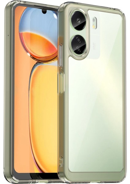 Xiaomi Redmi 13C 4g Shield Serisi Darbeye Dayanıklı Yarı Esnek Plastik Tpu Kılıf - AL8100