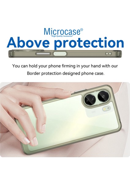 Xiaomi Redmi 13C 4g Shield Serisi Darbeye Dayanıklı Yarı Esnek Plastik Tpu Kılıf - AL8100 modelleri