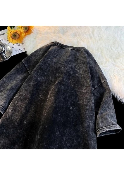 Yıkamalı Anime Attack On Titan Baskılı Oversize Vintage T-Shirt fiyatları