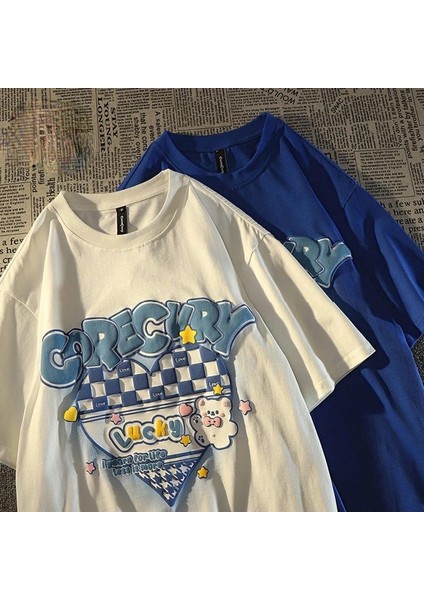 Harajuku Corecury Beyaz Oversize T-Shirt fiyatları