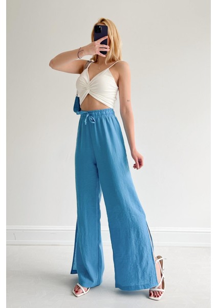 Önü Bürgülü Top Bluz Beyaz fiyatları