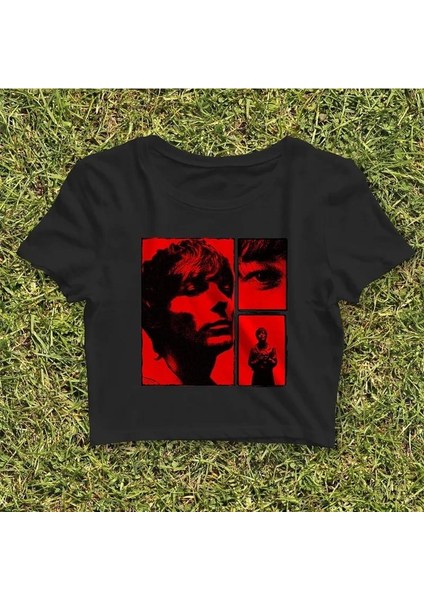 Harry Louis Baskılı Crop Bluz