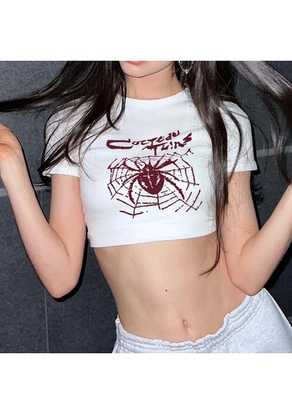 Red Spider Crop Bluz