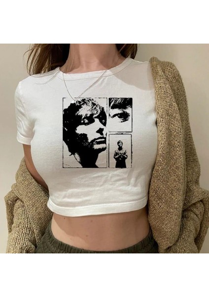 Harry Louis Baskılı Crop Bluz