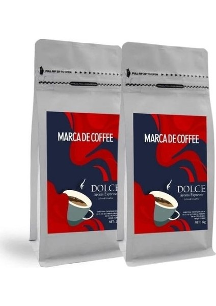 Dolce Espresso Çekirdek Kahve 2 kg