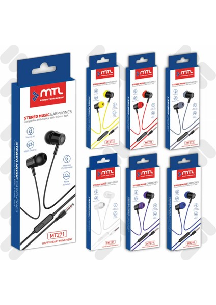 Reeder P13 Blue Max Uyumlu Mikrofonlu Stereo Kablolu Kulaklık MT271 fiyatları