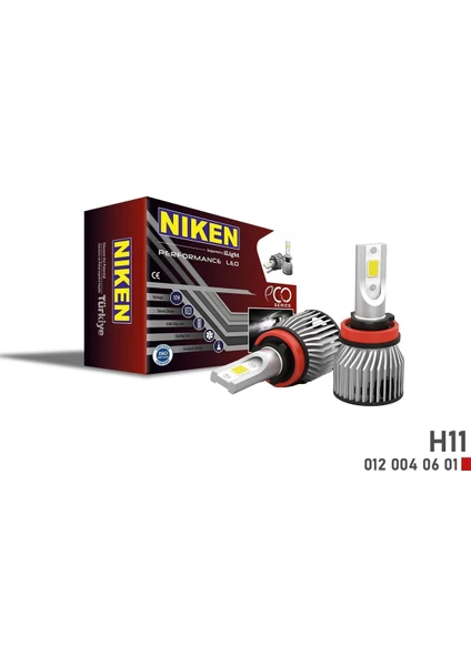 Eco Serisi 12.000 Lümen /h7 / H4 / H11 / H1 / H10 / 9005 / 9006 LED Xenon Far Ampulu