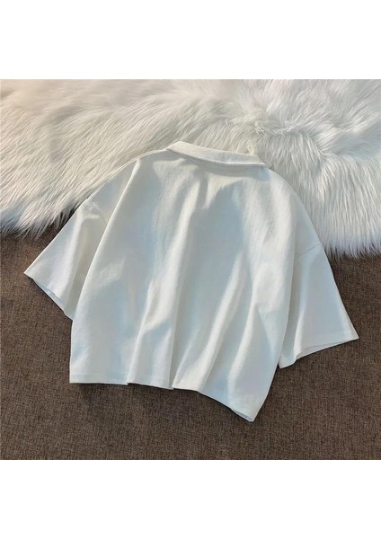 Gothic Devil Polo Yaka Crop indirimleri