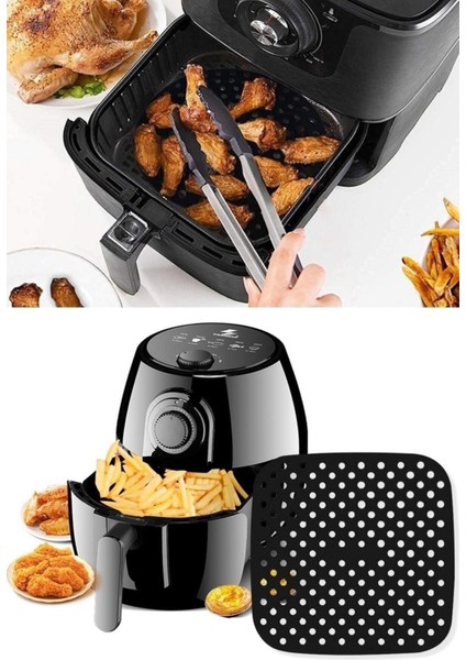 Xl/xxl Xiaomi Philipsuyumlu Isıya Dayanıklı Silikon Fritöz ve Airfryer Kare Model Pişirme Matı 21,5 indirimleri
