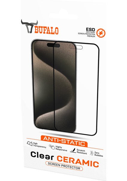 iPhone 14 Pro Esd Anti Static Seramik Ekran Koruyucu