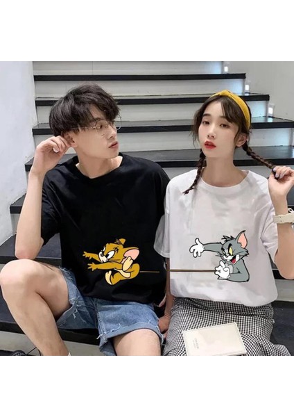 Çift Kombini Tom&jerry Couple T-Shirt