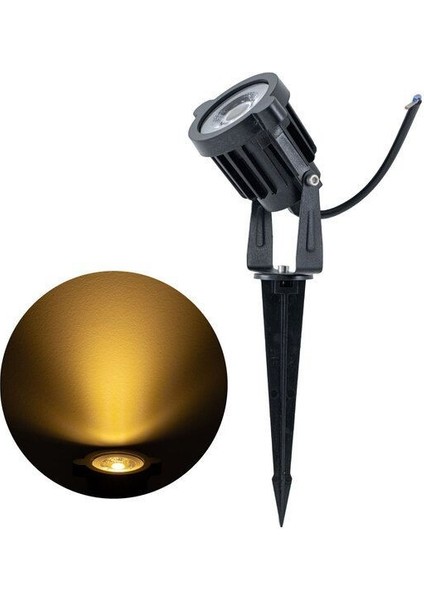 Elektrikle Çalışır, 5 Watt Günışığı Kazıklı Bahçe Armatürü, Çim, Çiçek, Ağaç Aydınlatma LED Armatür fırsatları