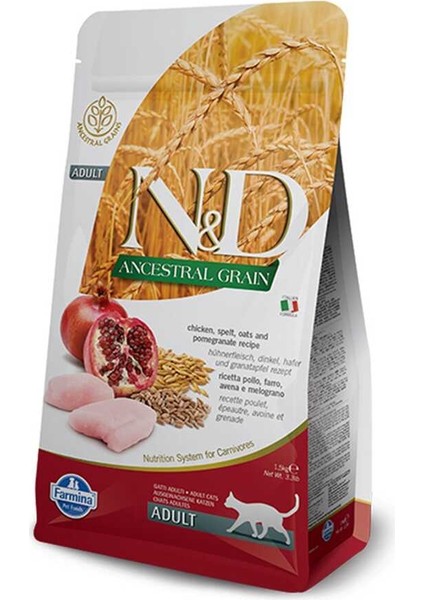Ancestral Grain Tavuklu ve Narlı Ata Tahıllı Yetişkin Ke fiyatları