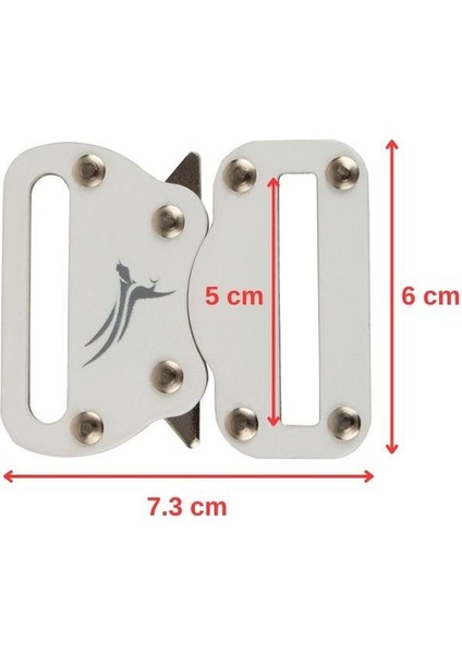 5cm Dragon Palaska Tokası Beyaz