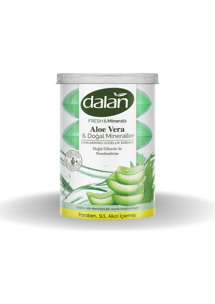 Aloevera & Doğal Mineraller Sabun 4 x 110 gr x 2 Adet