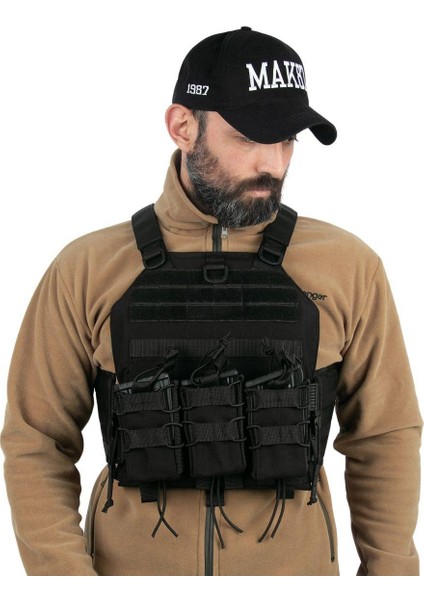 Cordura Hücum Yeleği Siyah