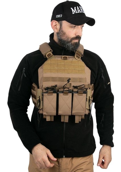 Cordura Hücum Yeleği Çöl Rengi