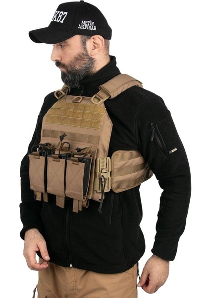 Cordura Hücum Yeleği Çöl Rengi