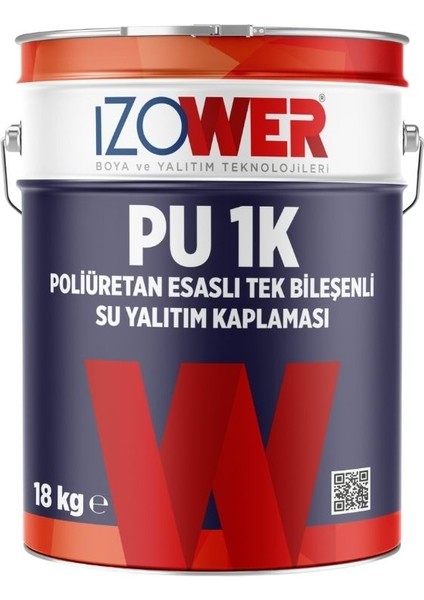 PU1K-SU Yalıtım-18 Kg-Gri
