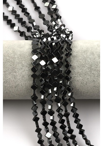 Hematit Dizi 4 x 6 mm Şekilsiz Kesim