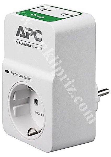 USB Li Tekli Akım Korumalı Priz PM1WU2-GR