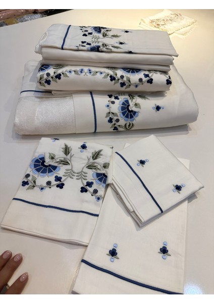 Pike Takımı , Çift Kişilik Pike ve Nevresim Set 7 Parça,.