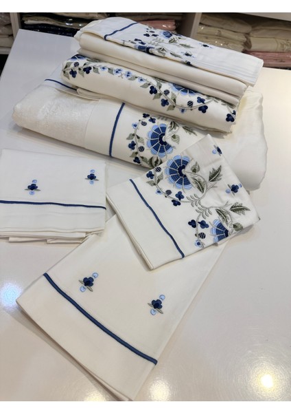 Pike Takımı , Çift Kişilik Pike ve Nevresim Set 7 Parça,.